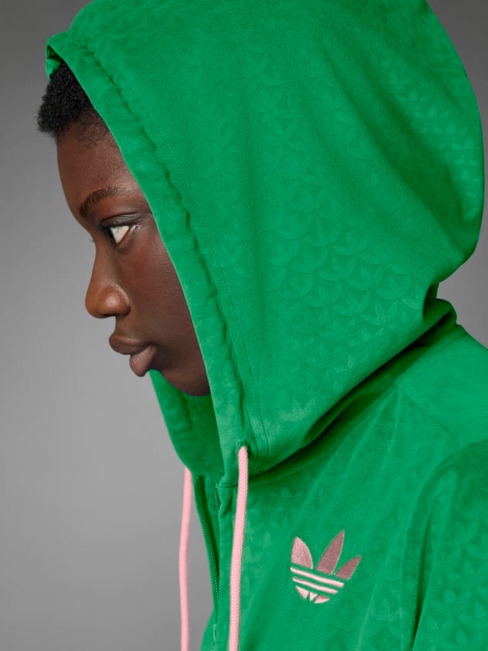 Adidas ADICOLOR HERITAGE NOW VELOUR ZIP HOODIE - Picture 5 of 12